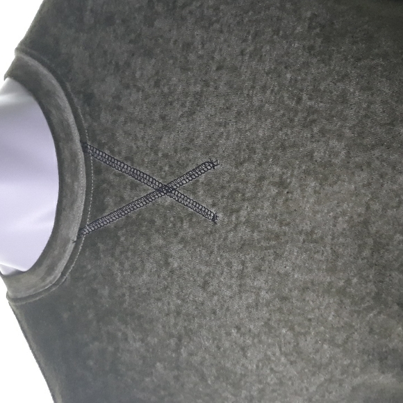 Threads 4 Thought green overdyed cotton  blend sweater. Small - Picture 4 of 8